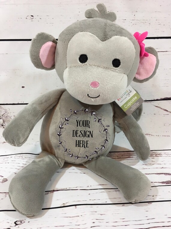 Bedtime Originals Cupcake Monkey Mockup Monkey Mockup Etsy