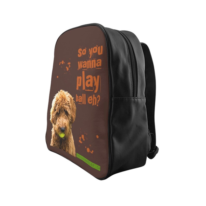Cockapoodled Cockapoo Play Ball Backpack Bag
