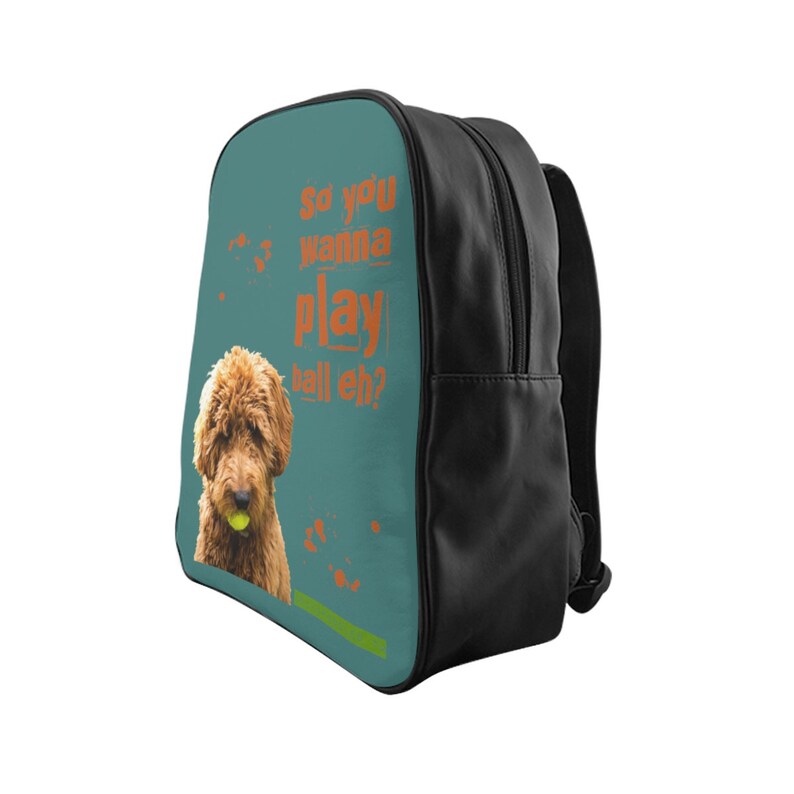 Cockapoodled Cockapoo Play Ball Backpack Bag