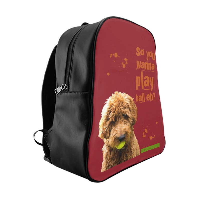 Cockapoodled Cockapoo Play Ball Backpack Bag