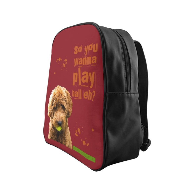Cockapoodled Cockapoo Play Ball Backpack Bag