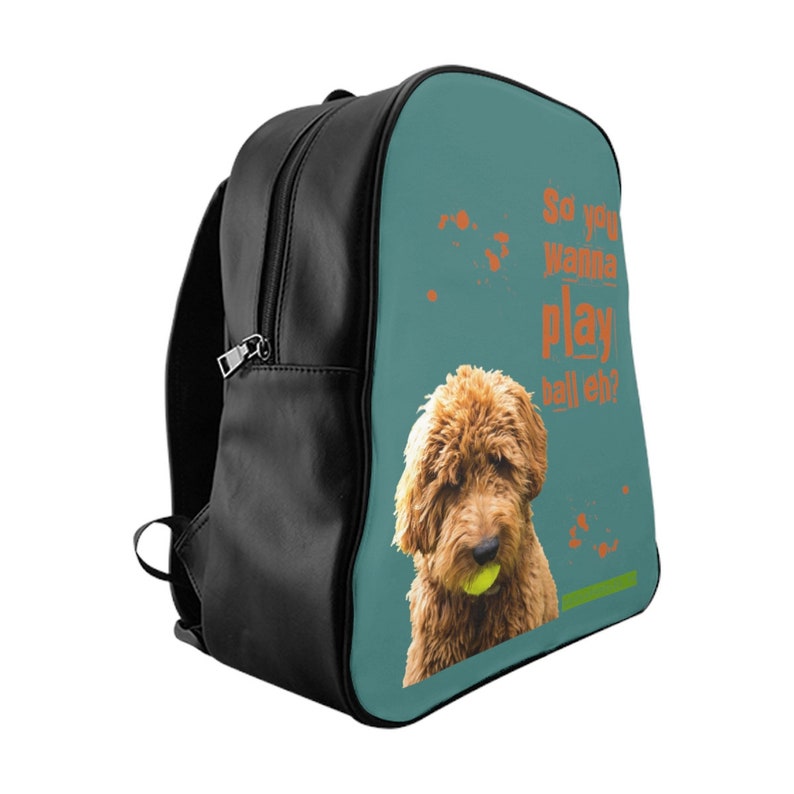 Cockapoodled Cockapoo Play Ball Backpack Bag
