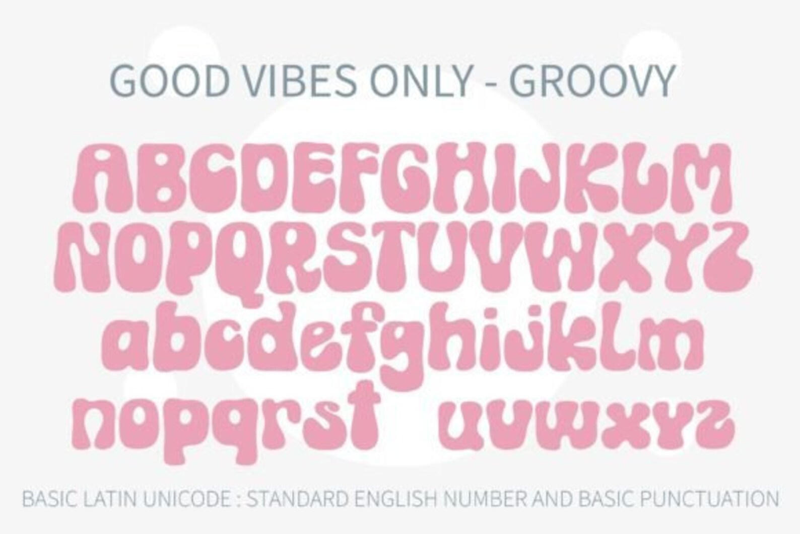 Fonts Good Vibes Only Duo,vintage Font, Hippie Font ,bubbly Font ...