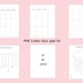 Planner and Bullet Journal Pages, Printable Tracker - Etsy