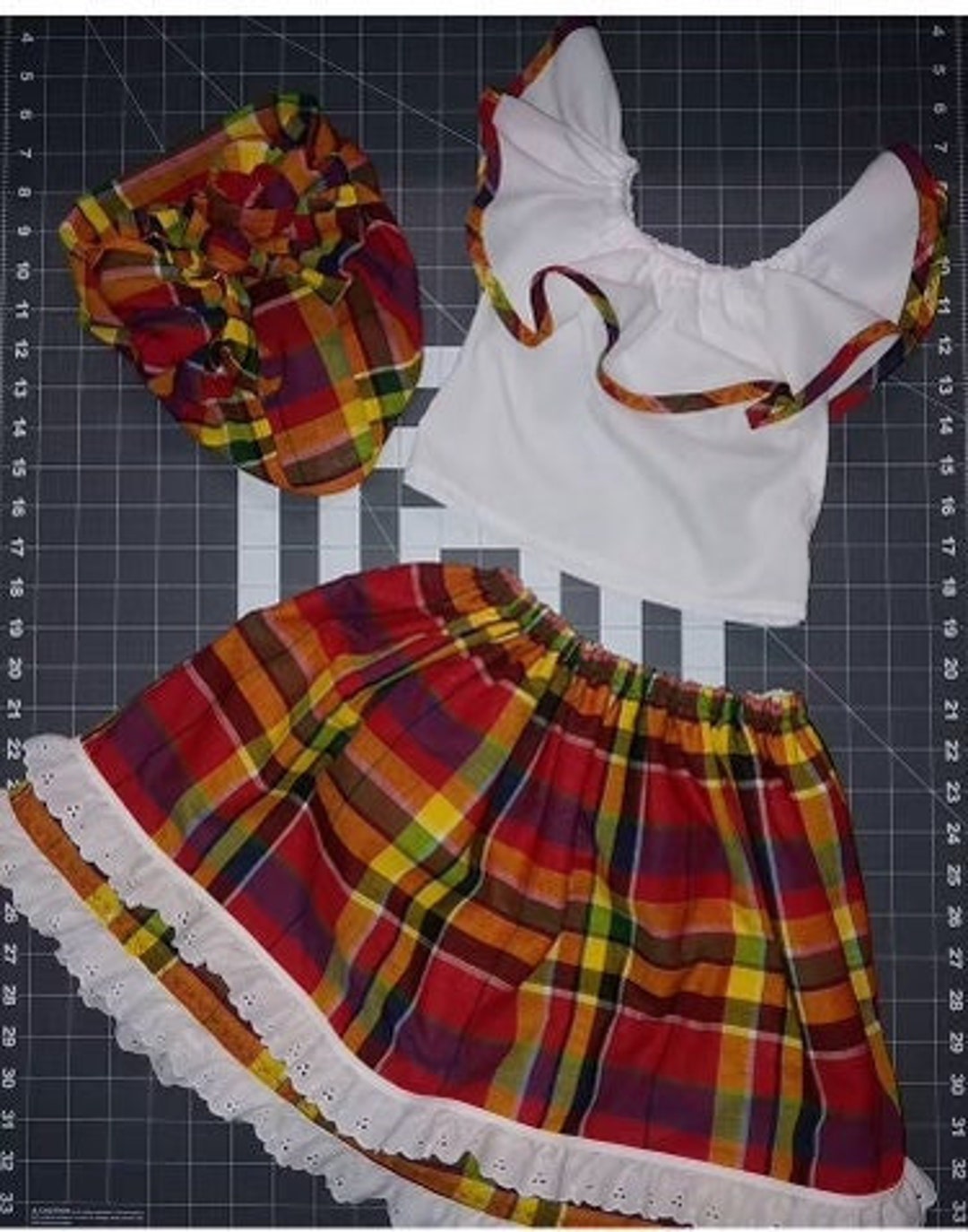 Virgin Islands History Traditional Madras Outfit Etsy