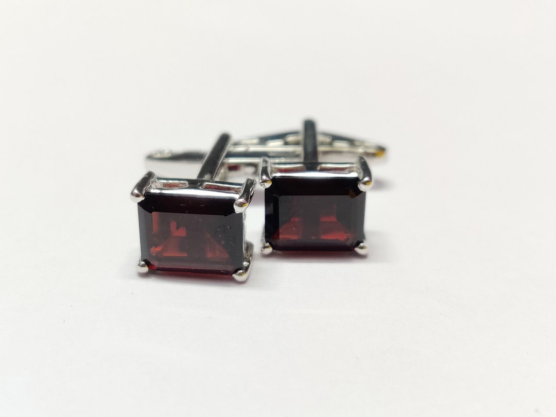 Cufflinks Sterling Silver Cufflinks 8x10 Mm Octagon