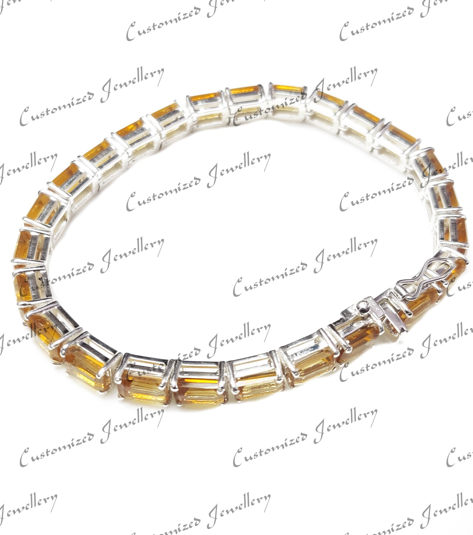Citrine tennis bracelet Outlet