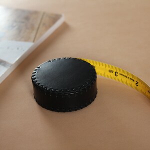 Portable Leather Retractable Tape Measure,Genuine Leather Measuring Tape image 9