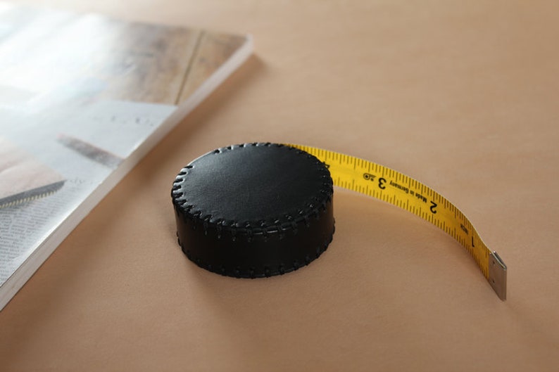 Portable Leather Retractable Tape Measure,Genuine Leather Measuring Tape image 9