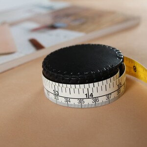 Portable Leather Retractable Tape Measure,Genuine Leather Measuring Tape image 10