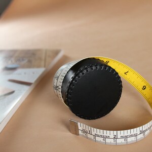 Portable Leather Retractable Tape Measure,Genuine Leather Measuring Tape image 8