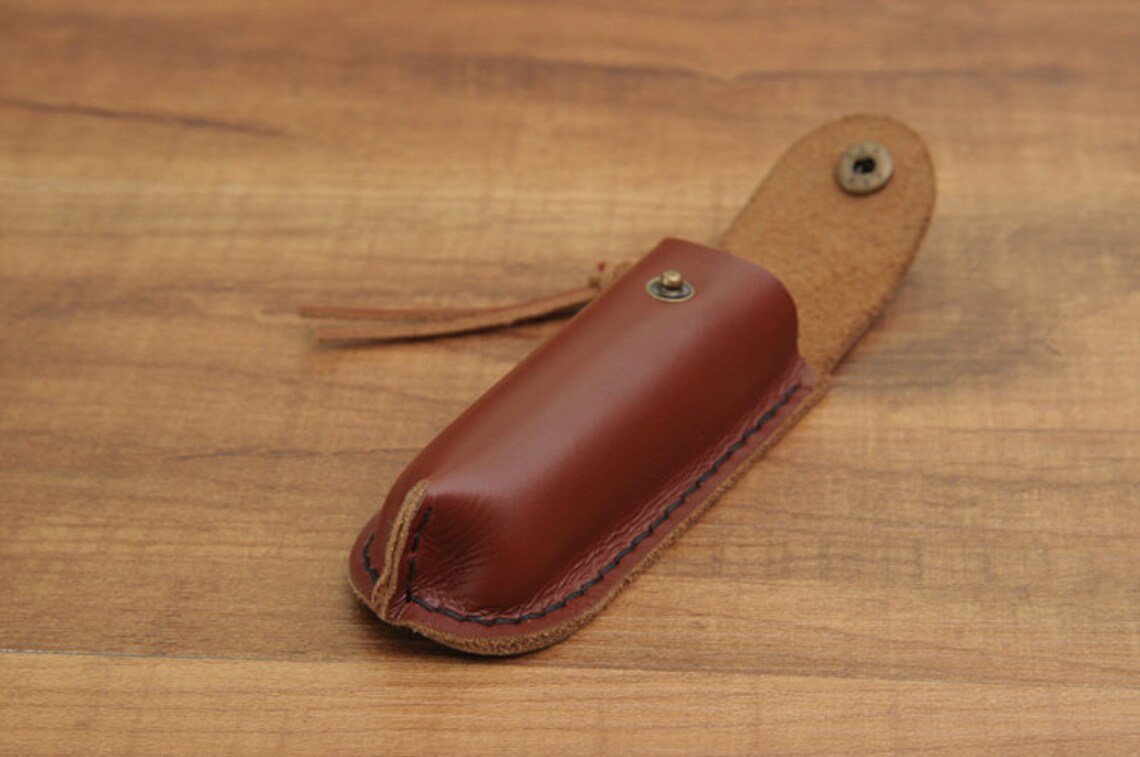 Leather Knife Sheath 91mm Victorinox Swiss Army Knife Etsy