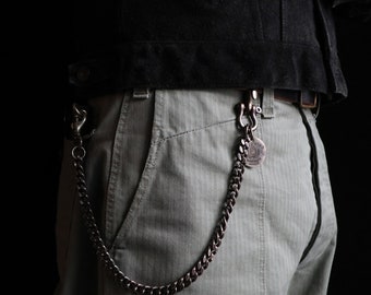 Vintage Solid Brass Pants Chain,Punk Chain,Trousers Chain,Wallet Chain