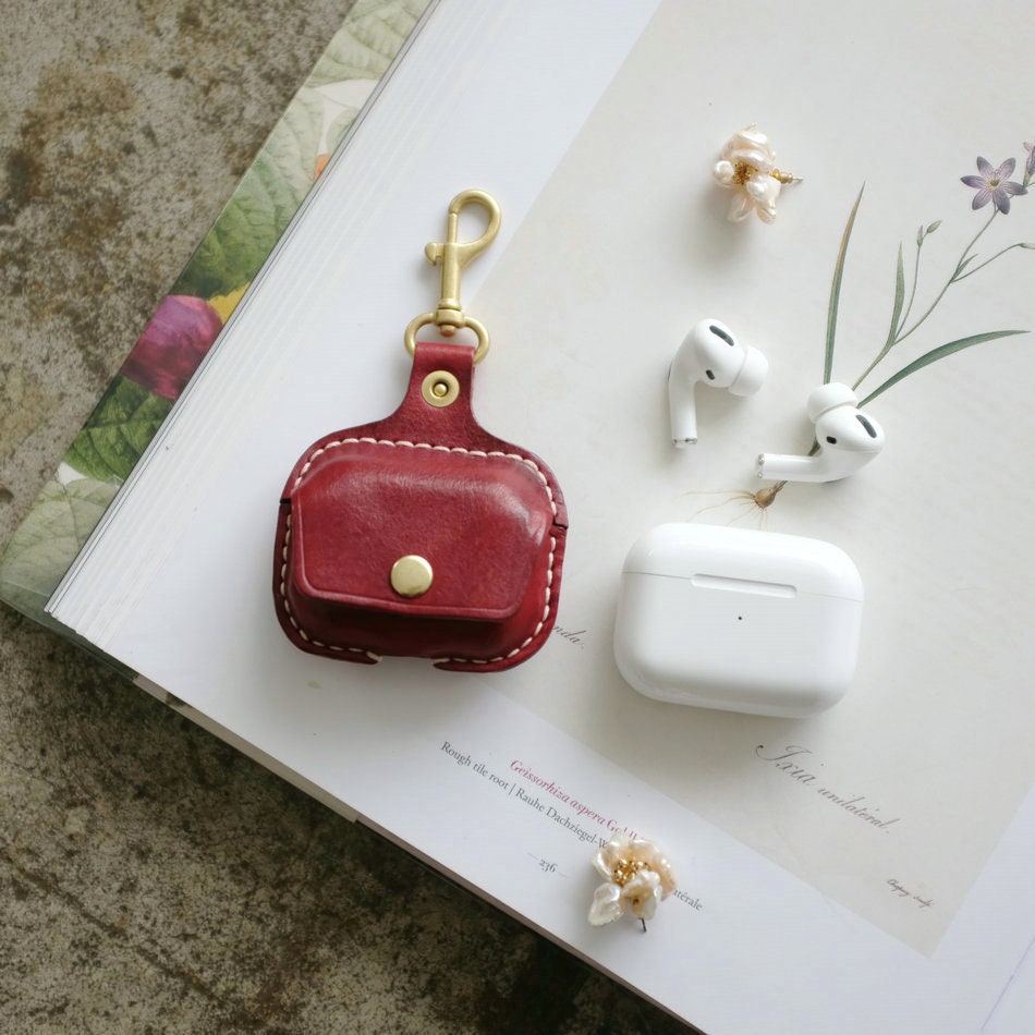 Marcia Red Airpod Case – LOVE & MOXiE