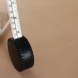 Portable Leather Retractable Tape Measure,Genuine Leather Measuring Tape image 6