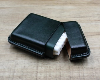 Porte-paquet de cigarettes en cuir, étui à cigarettes en cuir, cadeaux pour lui, boîte à cigarettes en cuir, étui à tabac, porte-cigarettes hommes