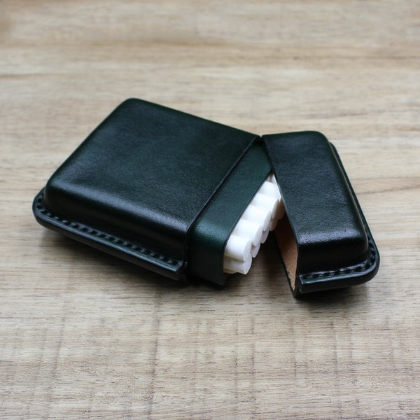 Leder Zigarettenetui,Leder Zigarettenetui, Geschenke für ihn,Leder Zigarettenschachtel,Tabacco Etui,Zigarettenspitze Männer