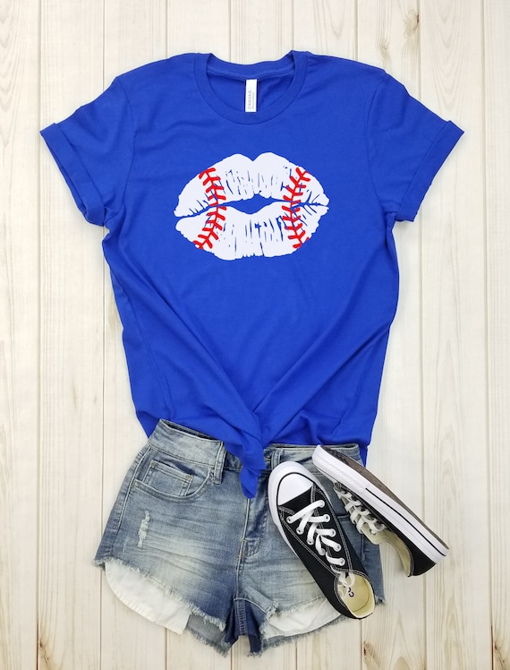 Baseball lips shirt discount