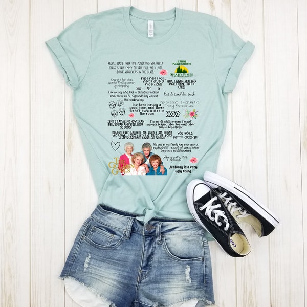 Golden Girls Quote - Shirt, Golden Girls Shirt, Golden shirts, Stay Golden, Golden Girls Gift, Rose, Blanche, Dorothy, Sophia, plus size