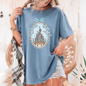 Disney Castle Coquette - Comfort Colors, Disney Magical Castle Shirt, Magic Kingdom Shirt, Disney Girl Trip, Cinderella Castle shirt