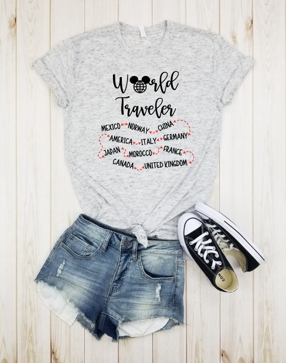 World traveler sale disney shirt