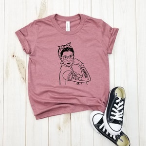 Dissent RBG - Toddler Shirt, Ruth Bader Ginsburg, Notorious RBG Shirt, RGB Shirt, Notorious rbg Kids, Girl Power Shirt, I Dissent Shirt.