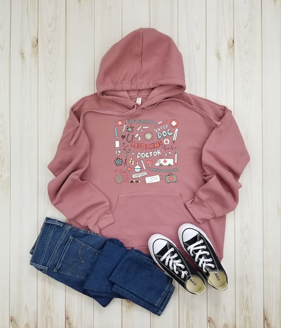 Medicine Doctor Doodle Sudadera con capucha de lana estudiante de medicina camisa de estudiante de medicina camisa de medicina camisa medica camisa de medico regalo de medico. Etsy Espana