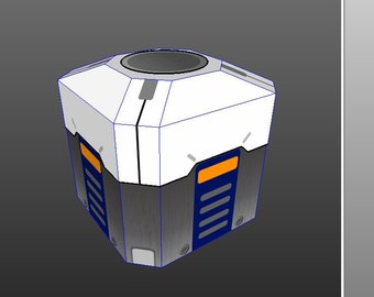 3d Printed Overwatch Loot Box Etsy