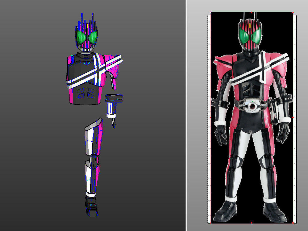 Kamen Rider Decade Belt Papercraft Big Discounts www pinnaxis com