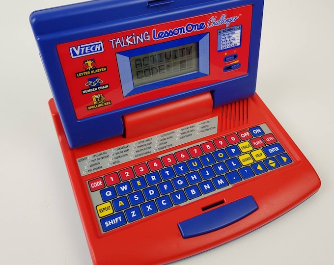 Vtech Talking Lesson One Challenger RETRO Learning Computer - Etsy
