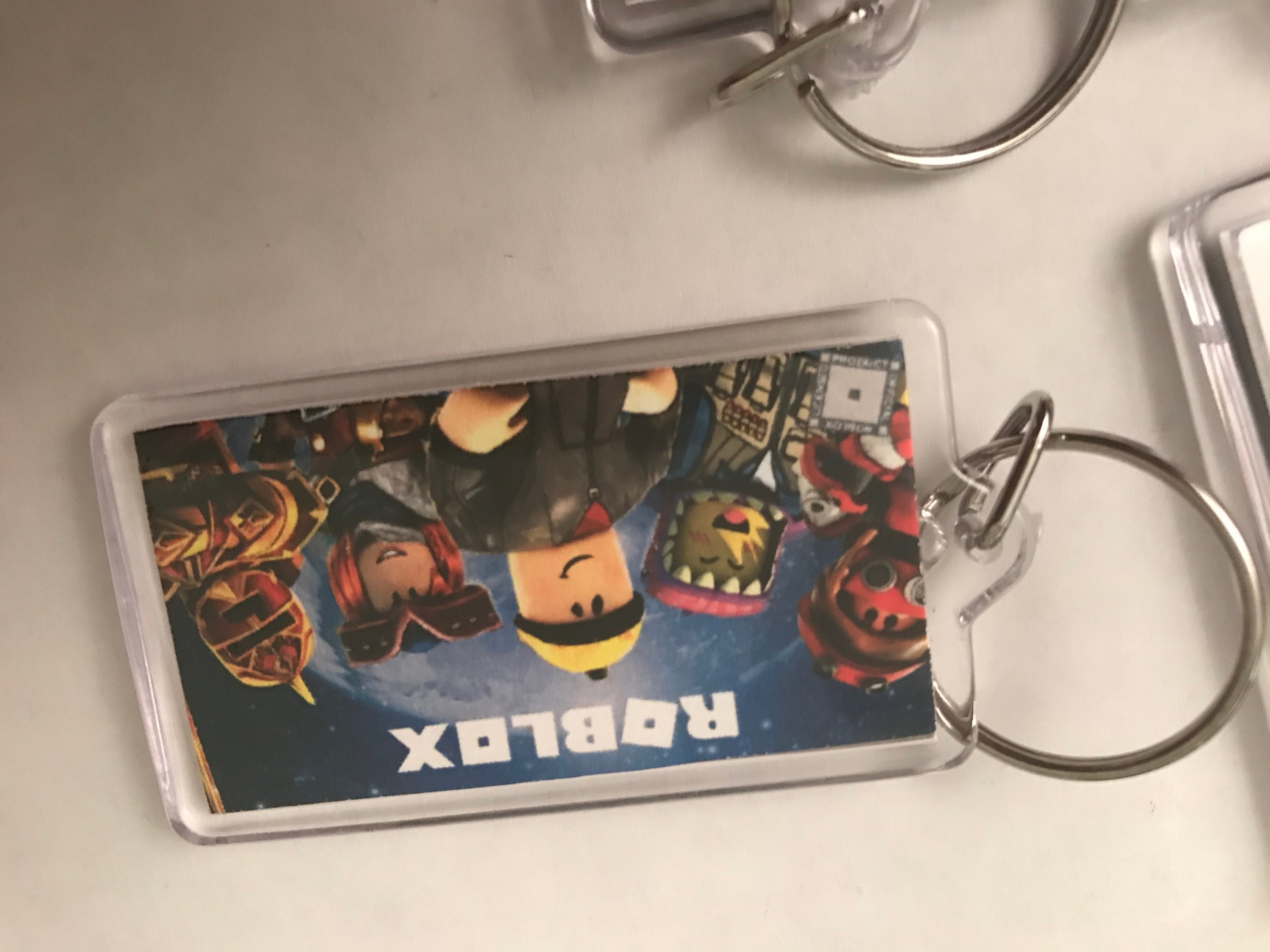 Roblox Keychain Party Favor Set of Qty 5 Etsy