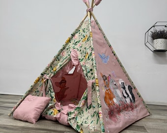 Bambi Teepee: A Magical Play Tent for Kids. Handmade Teepee - Unique and Special Gift for Children, tipi zelt kinder