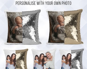 White pillow | Etsy Dwayne Johnson Sequin Pillows