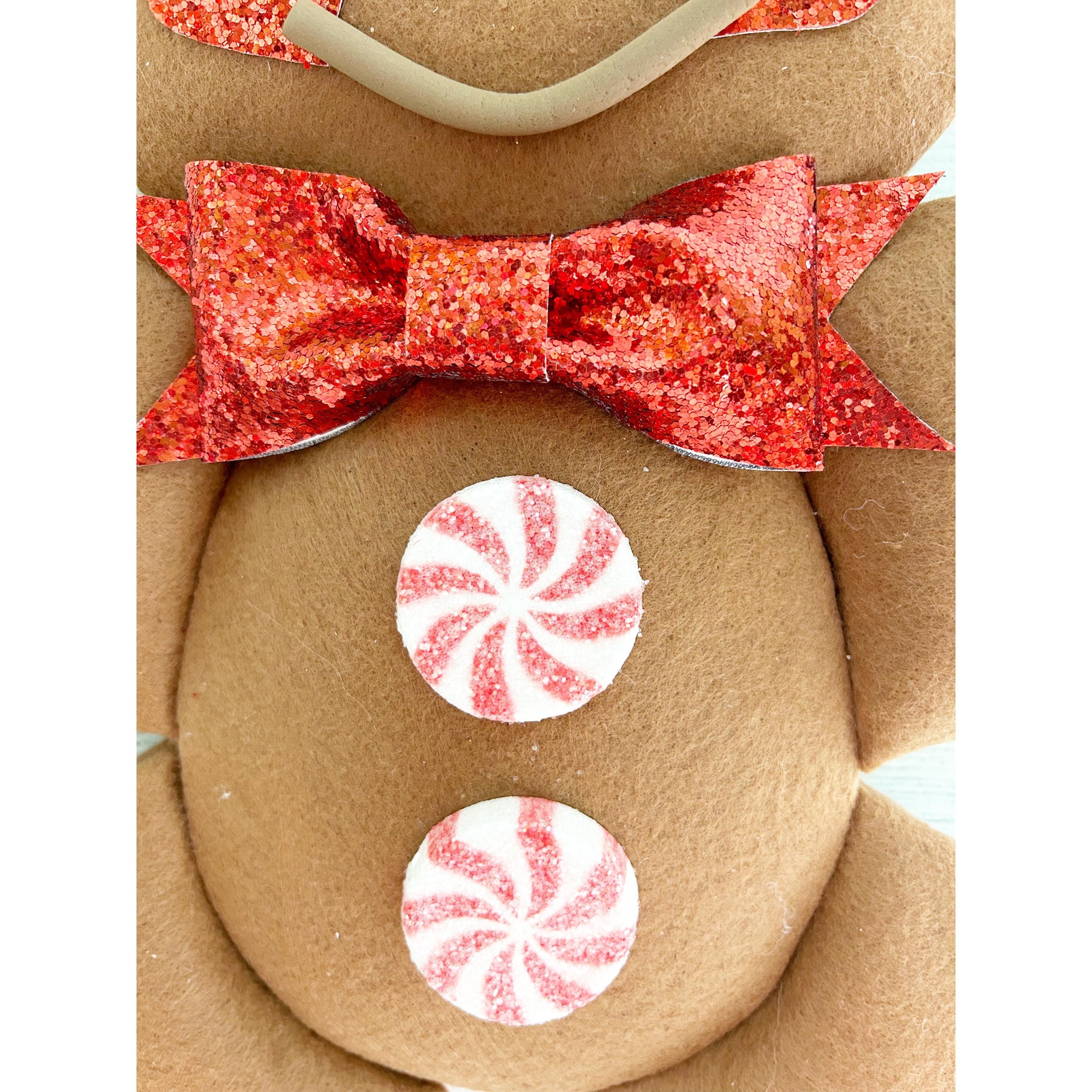 Christmas Gingerbread Cookie Door Décor, Gingerbread Wreath Attachment ...