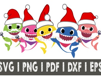 Free Free 190 Baby Shark Christmas Svg SVG PNG EPS DXF File