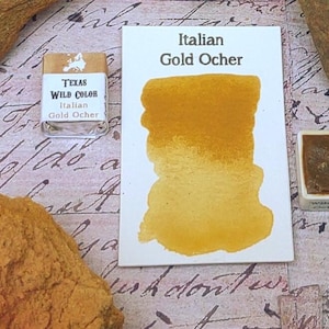 Italian Gold Ocher Watercolor