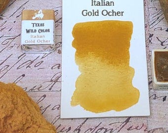 Italian Gold Ocher Watercolor