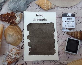 Nero di Seppia Watercolor - Squid Ink Watercolor