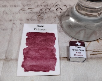 Rose Crimson Watercolor