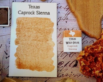 Texas Caprock Sienna Watercolor