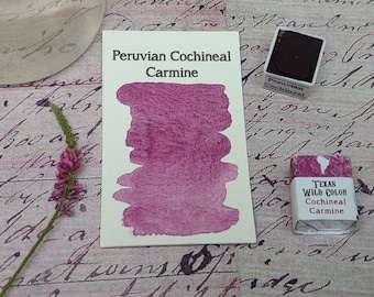 Peruvian Cochineal Carmine Watercolor