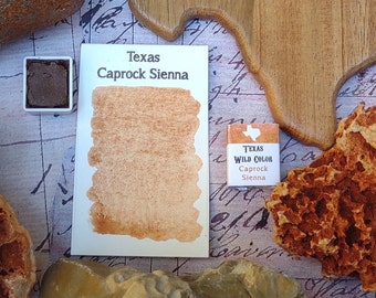 Texas Caprock Sienna Watercolor