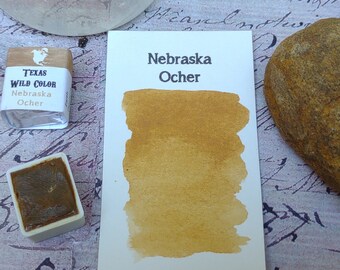 Nebraska Ocher Watercolor