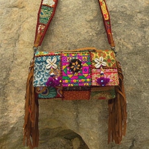 Banjara-Taschen Patchwork-Tasche Festival-Tasche Boho-Tasche Handmade-Tasche Hobo-Tasche Hippie-Tasche bestickte Tasche Boho-Tasche Sling Bag