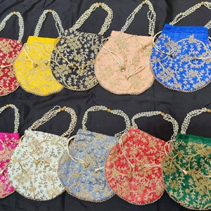 Indian Potli Bags Indian Wedding Favor Return Gifts Wedding Favours Wedding Favor Bags Indian Favors Favour Bags Mehndi Favors