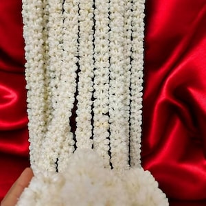 Mogra Jasmine Artificial Flowers for Indian wedding decoration ,Temple Decoration,,Mandap Decoration South Indian