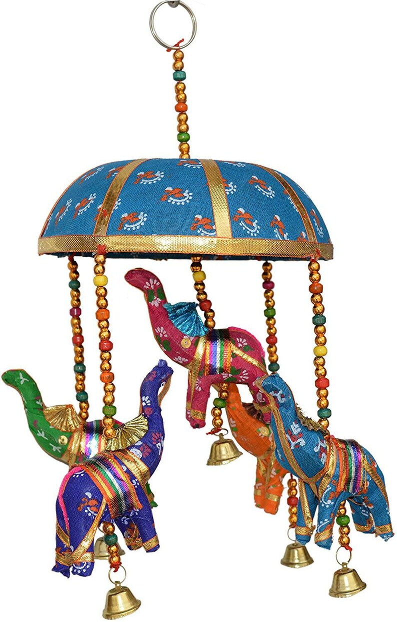 Indische Hochzeit Dekoration Elefant Windspiele Mehndi Decor Party Backdrop Türbehang Glocke Diwali Requisiten Dholki henna haldi mehendi sangeet Bild 8