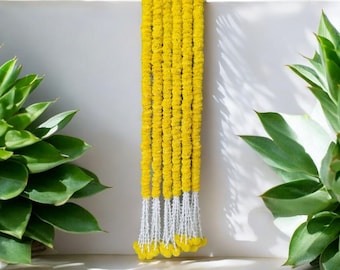 6ft Marigold & Lilly Garland: Indian Wedding Diwali Decoration