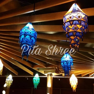 Decorative Lanterns Ethnic Ceiling Chandelier Home Decor Lampshades Fabric Lamps Christmas Traditional lamps