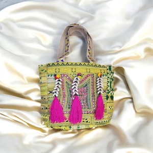 Afghanische Zari Einkaufstasche Banjara Tasche bestickte Tasche Spiegel Arbeitstasche Schultertasche Crossbody Bag Ethnische Tasche Boho Tasche Boho Geschenk